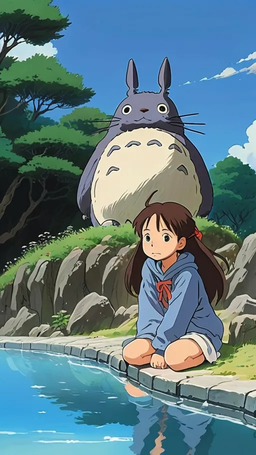 Prompt: 2d studio ghibli anime style