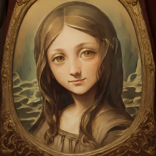 Prompt: High-resolution, detailed oil painting of Mona Lisa, realistic portrayal, subtle smile, classic art style, warm earthy tones, soft natural lighting, fine brushwork, masterful technique