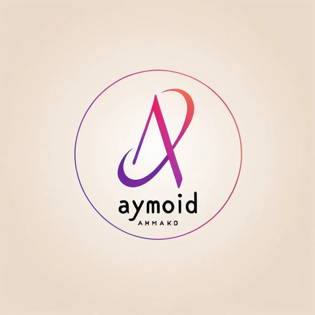 Prompt: A logo for the online sale of clothes name of store is ' aymodkid '