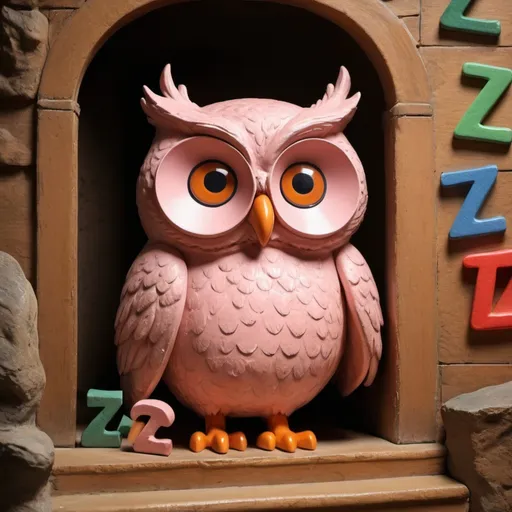 Prompt: The big wise old Owl, who guarded the sacred Alphabet Tablets, discovered that one of the letters had vanished without a trace. It was none other than the letter 'Z'!

