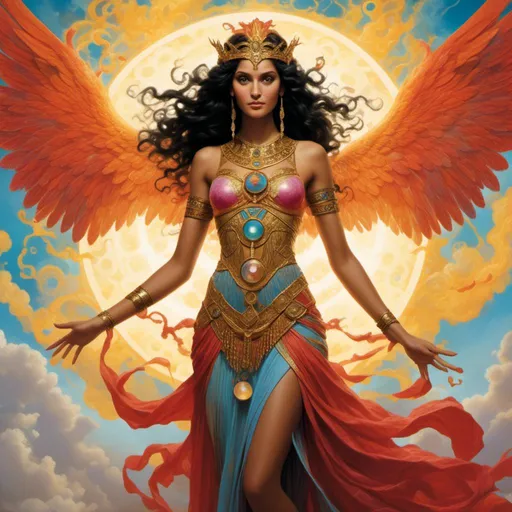 Prompt: <mymodel>THE MAGIC GODDESS PROMETHEA