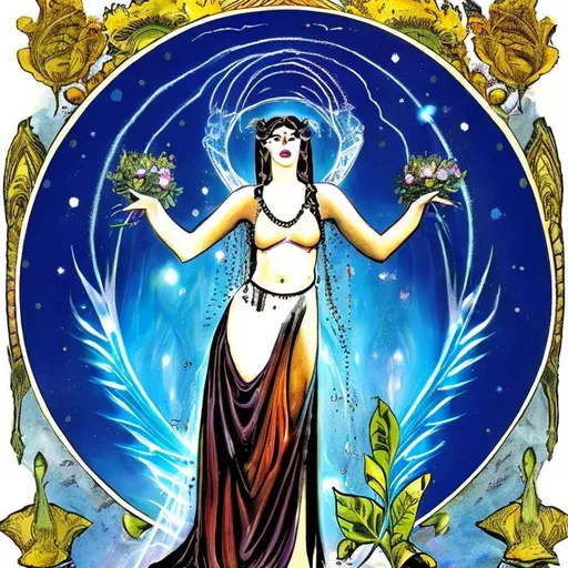 Prompt: THE GODDESS PROMETHEA