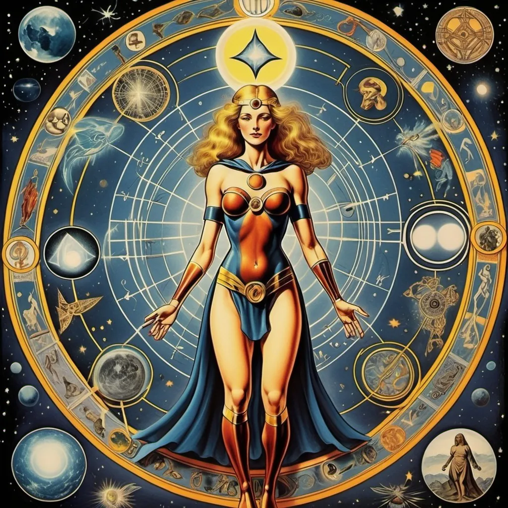 Prompt: Mythology
Magic
Superhero
Occult
Feminism
Alchemy
Hermeticism
Kabbalah
Metaphysics
Symbolism
Transformation
Gnosis
Imagination
Consciousness
Tarot
Divinity
Philosophy
Mythopoesis
Journey
Enlightenment
Creation
Apocalypse
Mysticism
Alternate realities
Archetypes