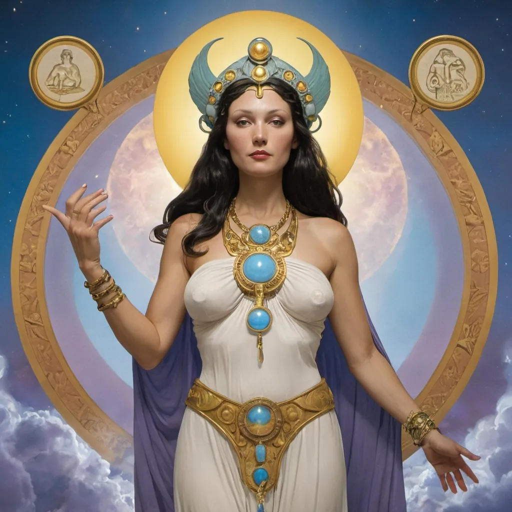 Prompt: THE GODDESS PROMETHEA