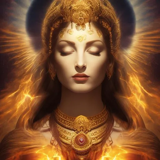 Prompt: THE ETERNAL POWER OF THE FEMALE DIVINE