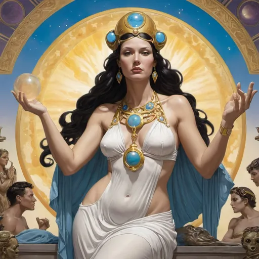 Prompt: THE GODDESS PROMETHEA