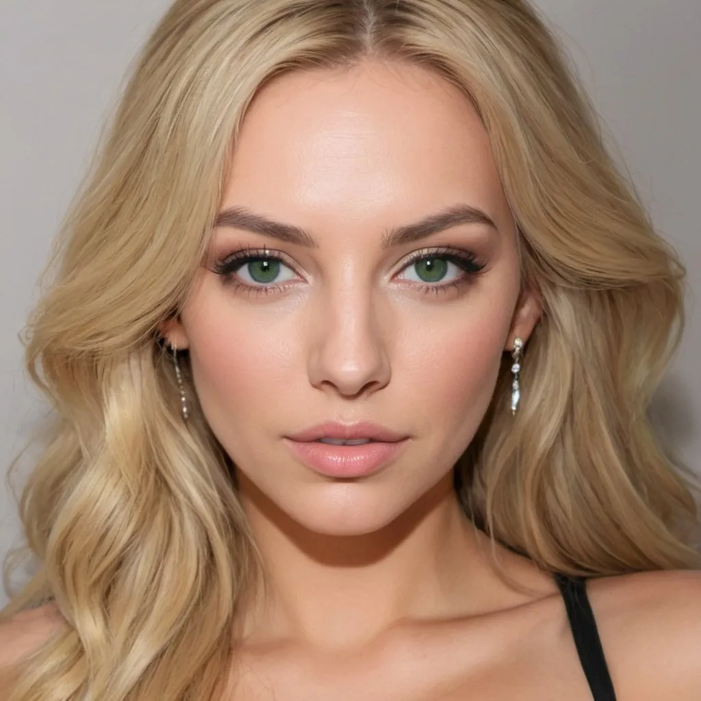 blonde green eyes makeup