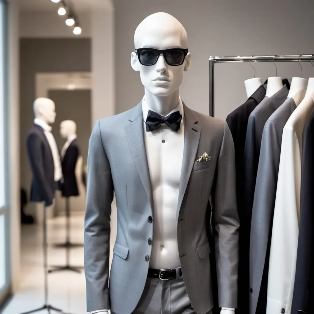 Prompt: Mannequin de Mode homme posant pour le magazine, haute résolution