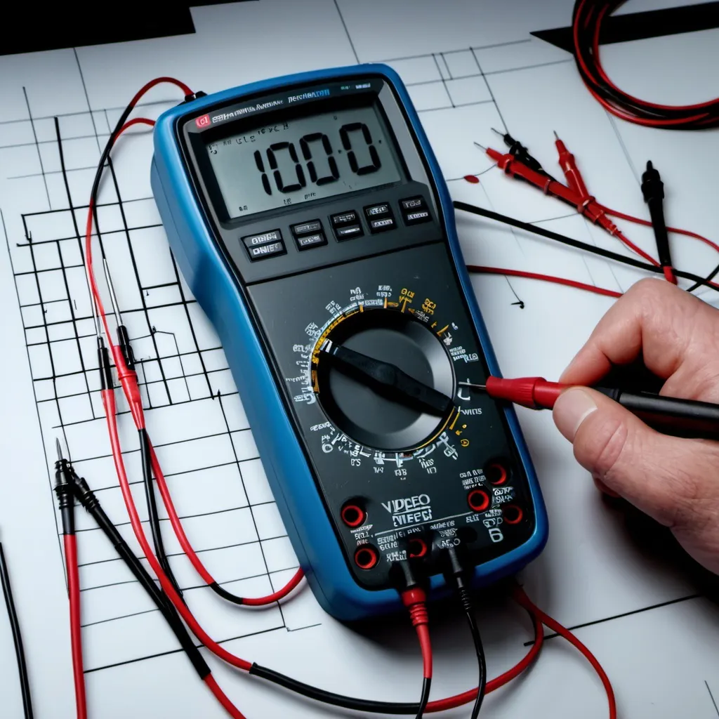 Prompt: Converting multimeter to architectural building in video format