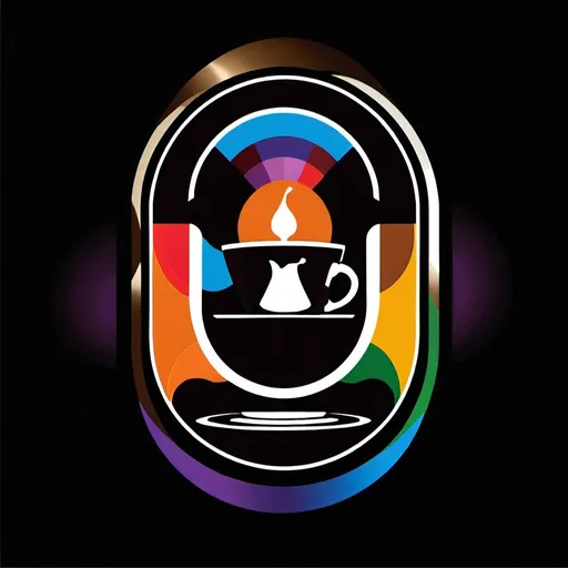Prompt: logo for a nespresso hotel, socialisation, community, new links, coffee