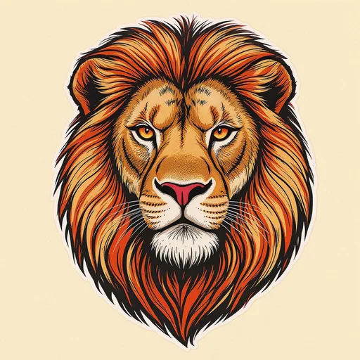 Prompt: atralian graphic lion
