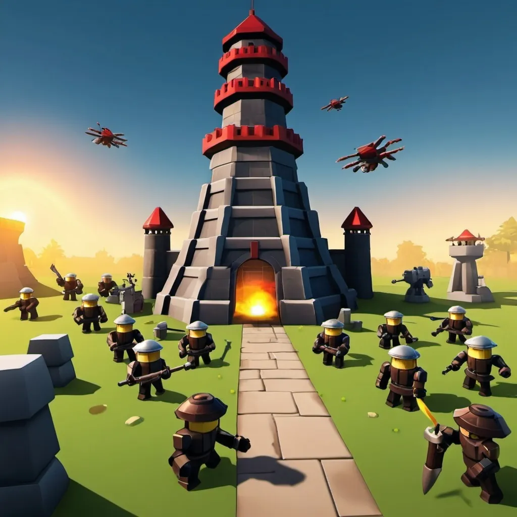 Prompt: A Tower Defense game for Roblox