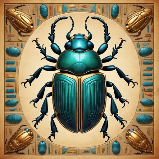 Prompt: Write about a child who discovers a magical scarab beetle that transports them back to ancient Egypt.