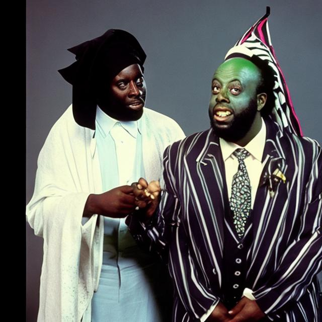 Prompt: Beetlejuice converting to islam