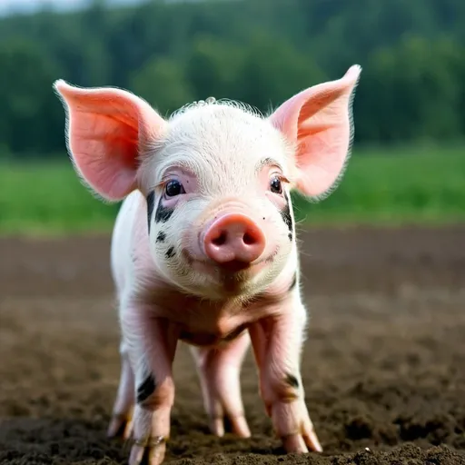Prompt: Baby pig