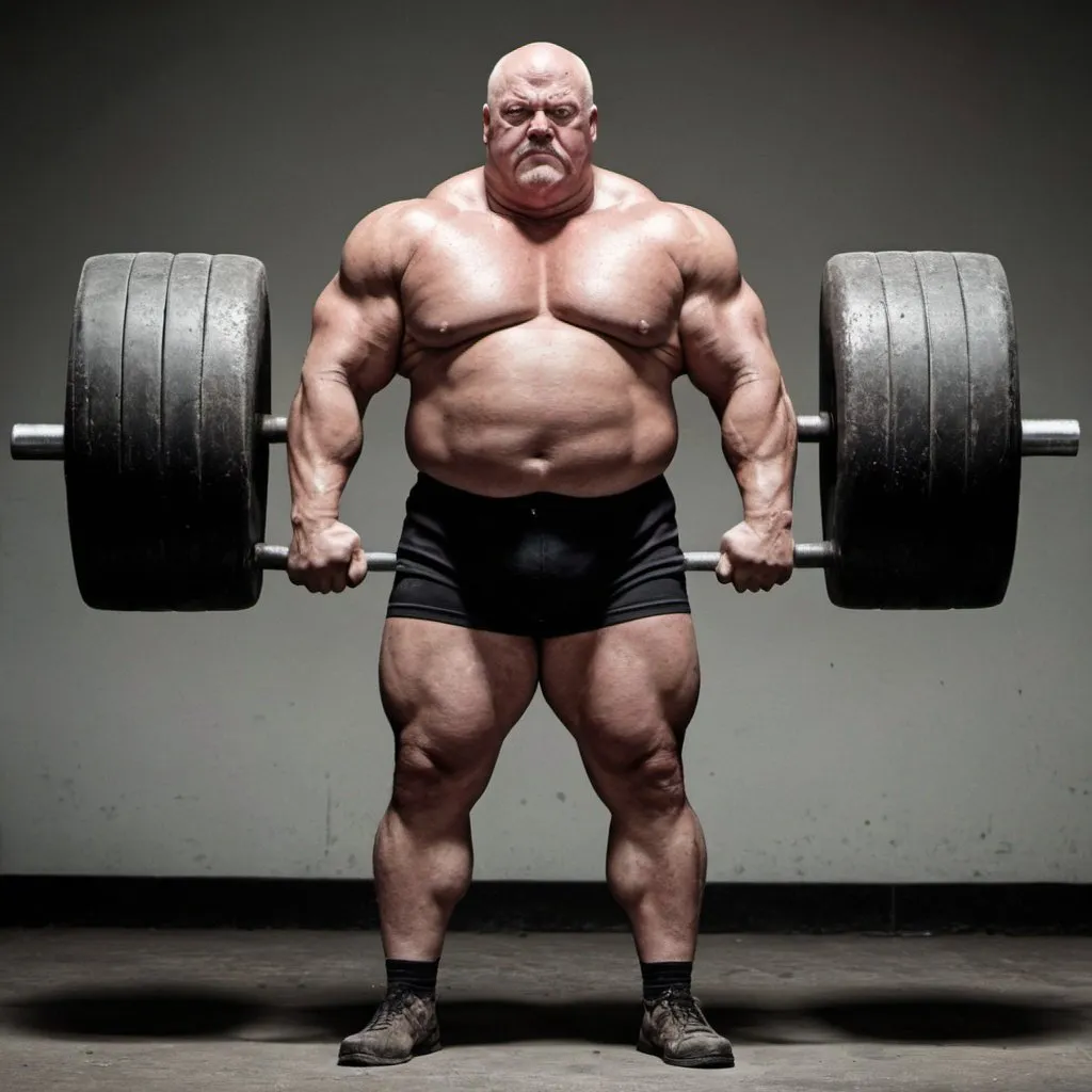 Prompt: Strongest man on the world 