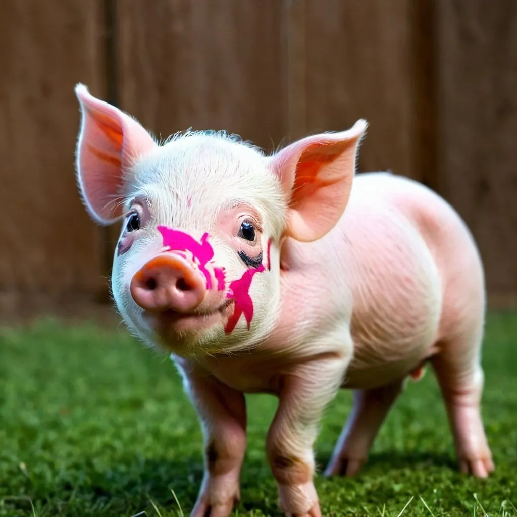 Prompt: Baby pig