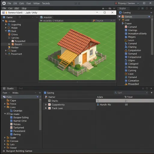 Prompt: 유니티로 집짓기 게임 기획해줘 유니티에셋으로 만들거야 예산은 20만원 달러로 표기해줘