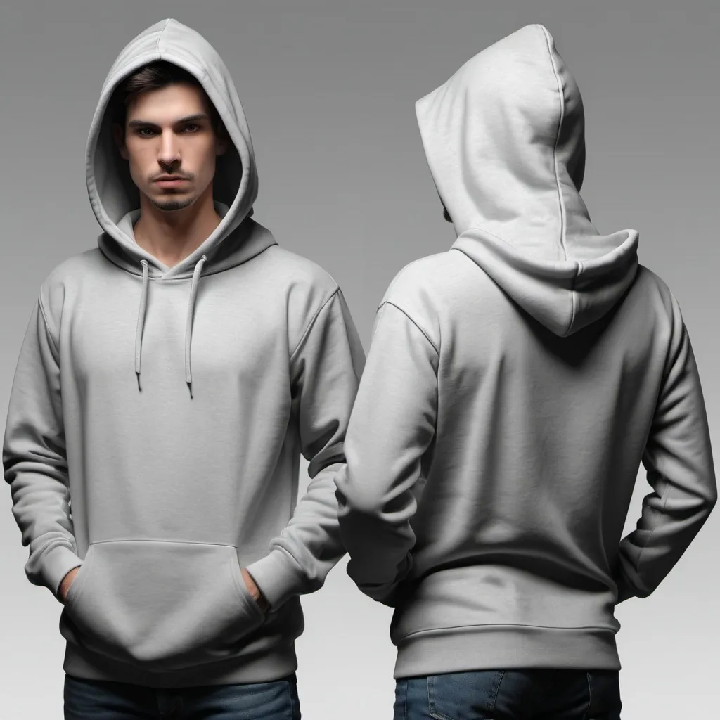 Prompt: A hoodie with all angles and view and perspective for modeling 