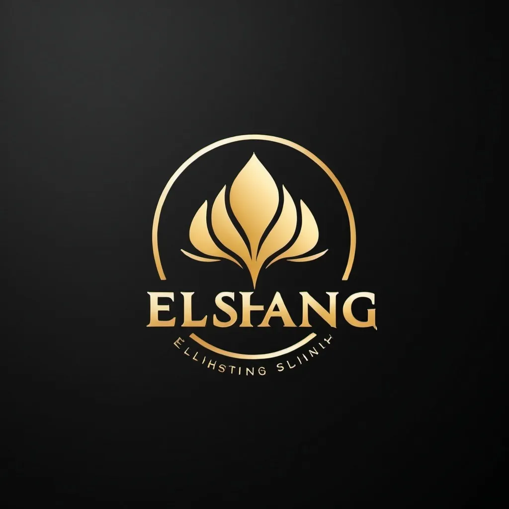 Prompt: Create logo for "ELSHANG" private company deals with production of many products ,, it shouldn't match to all design you've already made, should be smart higher quality 