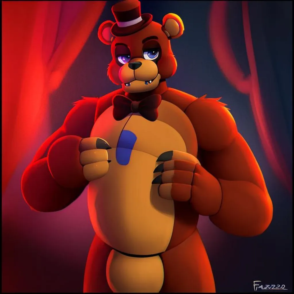 freddy fazbear from five nights at freddys brown ani