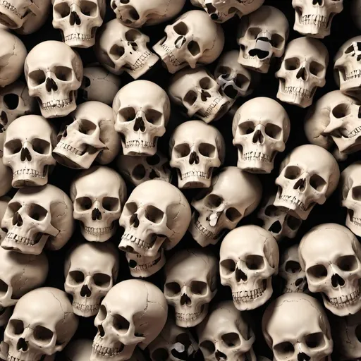 Prompt: Skulls