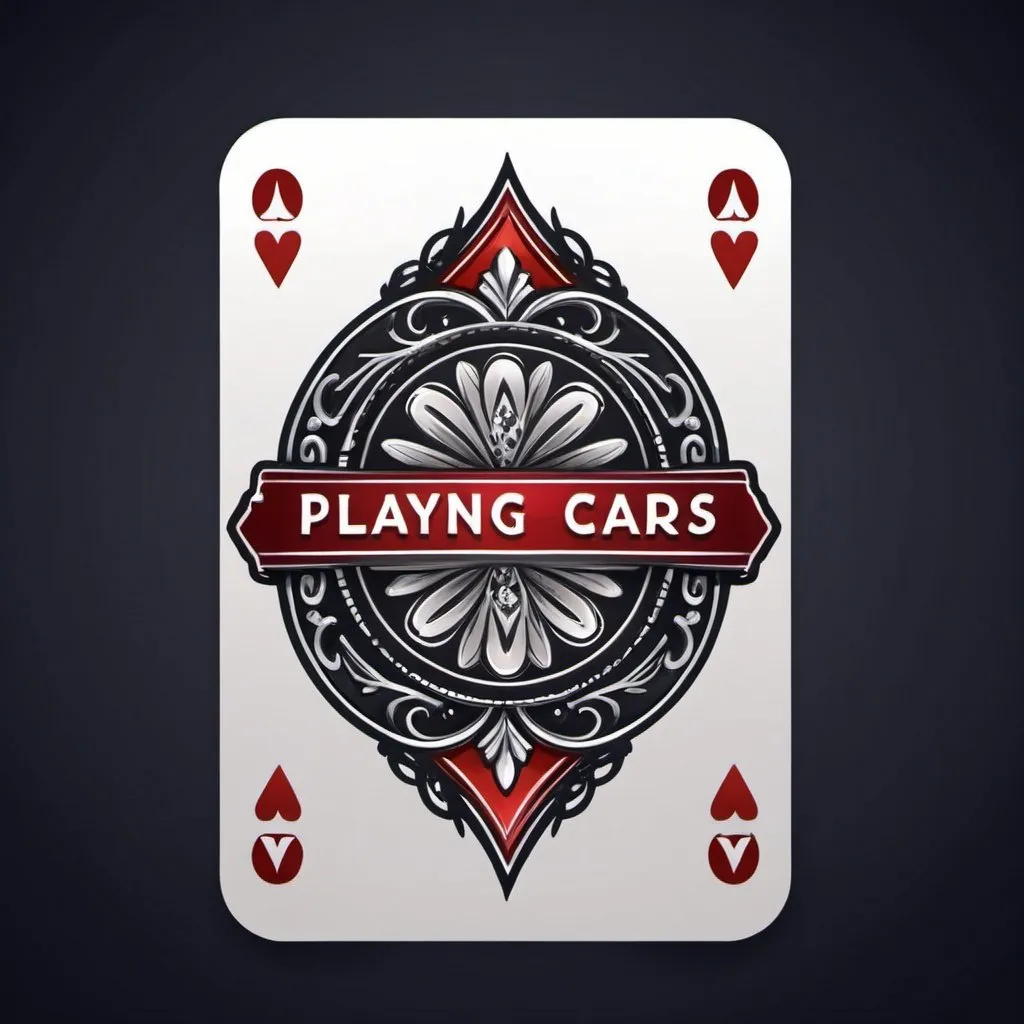 Prompt: Logo for playing cards mobile game