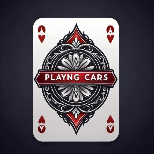 Prompt: Logo for playing cards mobile game