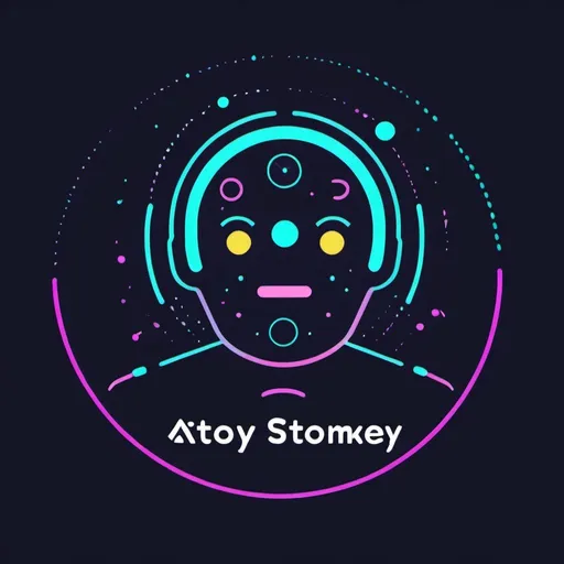 Prompt: give me logo of ai story maker
