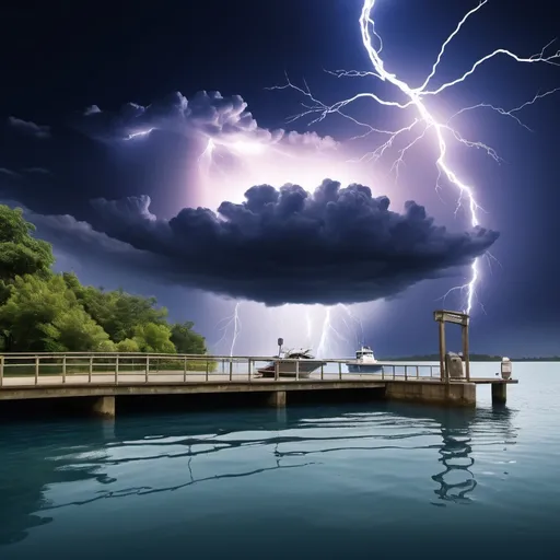 Prompt: afloat, beach, boat, bridge, cloud, dock, earth \(planet\), fishing, horizon, island, lake, lightning, ocean, partially submerged, pier, planet, pond, pool, poolside, river, ship, shore, space, splashing, swimming, water, watercraft, waterfall, waves