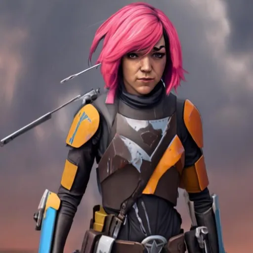 Prompt: Sabine Wren  
