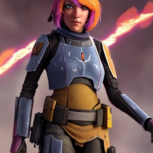 Prompt: Sabine Wren hot  


