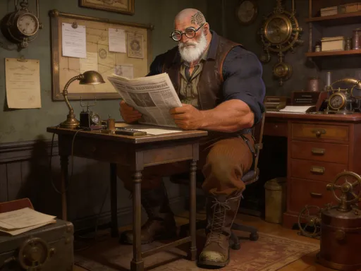 Prompt: Referencing the image, change the book to a newspaper. Do not change anything else.