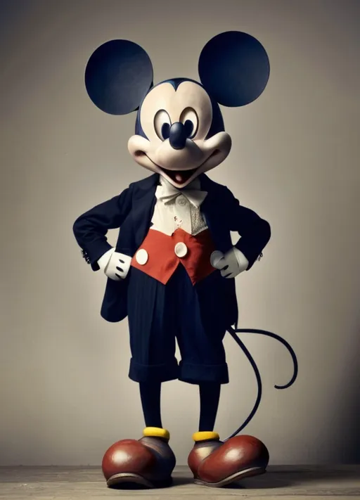 Prompt: 1920’s Mickey Mouse