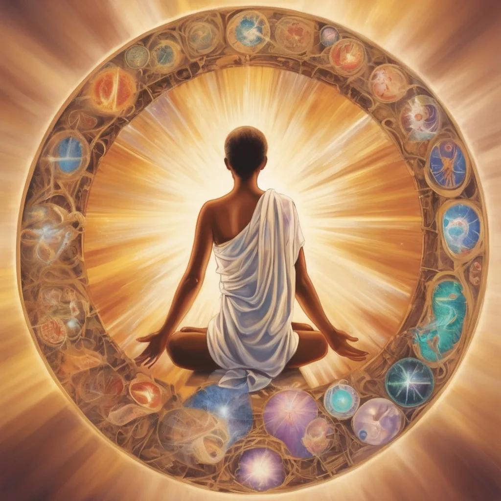 Prompt: Image depicts healing over a lifetime time