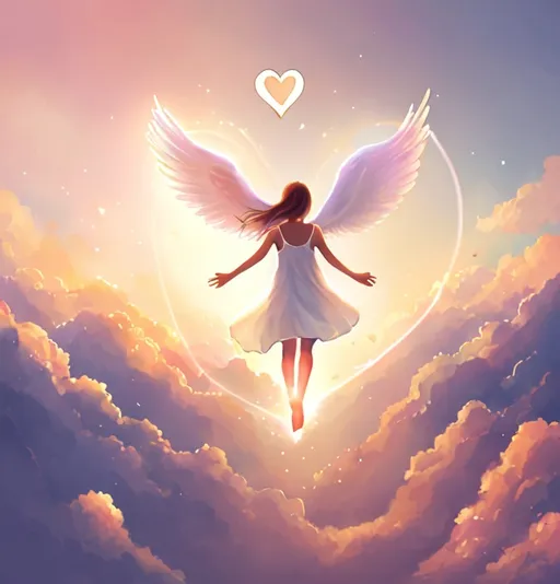 Prompt: Acceptance, love yourself, and keep moving forward. If you want to fly, you have to give up what weighs you down, Light in the Heart