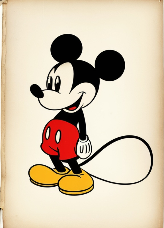Prompt: 1920’s Mickey Mouse