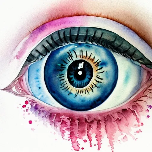 Prompt: Eyes, world, making change, bright surreal, closeup