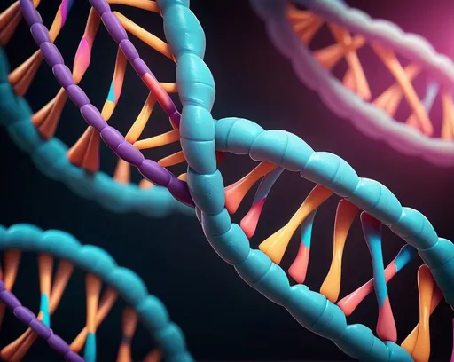 Prompt: Surreal DNA. 