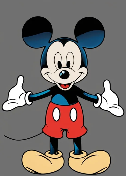 Prompt: 1920’s Mickey Mouse