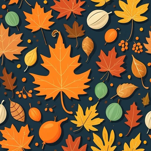 Prompt: Autumn. Wacky celebrations. November.
Illustration