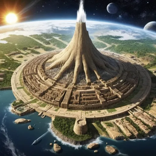 Prompt: The most mighty civilization that will ever exist, 15 billion years from now