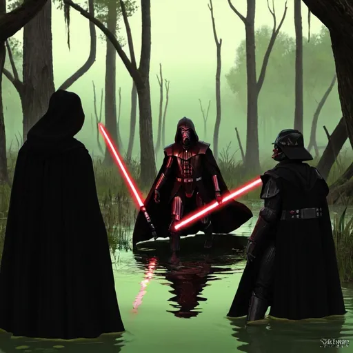 Prompt: SWAMP AND THE SITH HUNT