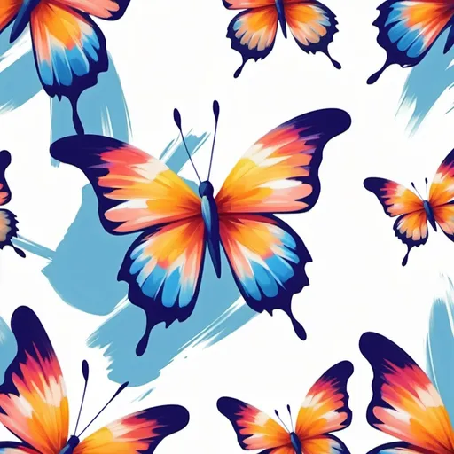 Prompt: Abstract butterfly painted