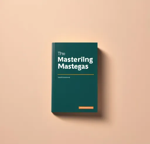 Prompt: Book cover with masteringas topic