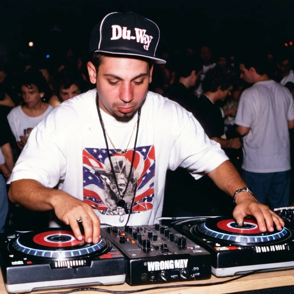 Prompt: dj nasty nick of the 1993 wrong way u.s.a. dj mixing finals