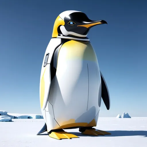 Prompt: robot emperor penguin