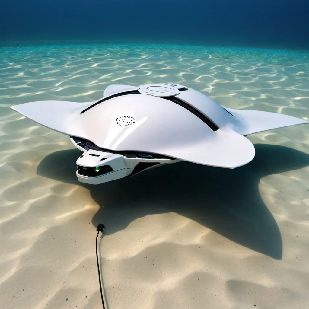 Prompt: robot stingray 