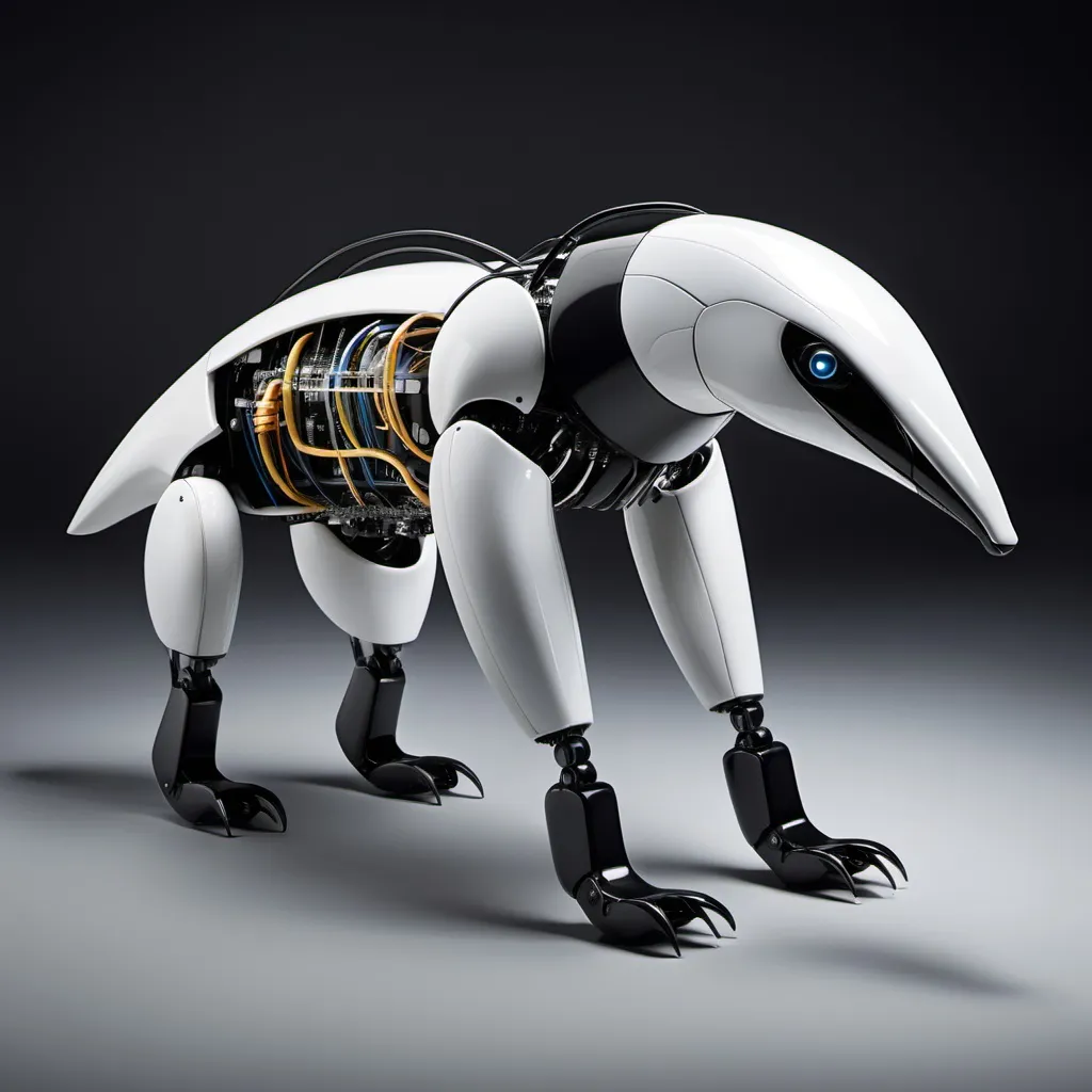 Prompt: robot anteater