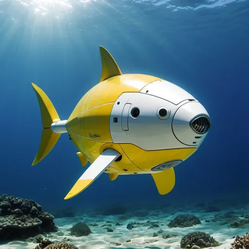 Prompt: robot sunfish